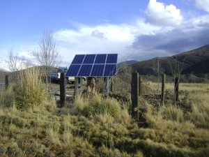 Bombeo solar con paneles solares GREALTEC de 150W en la región de Oruro, Bolivia